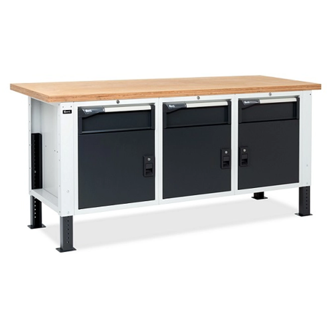 Vendita online Banco Work Master BR 2004 piano Multiplex mm.2000x750x740/1115H - Grigio